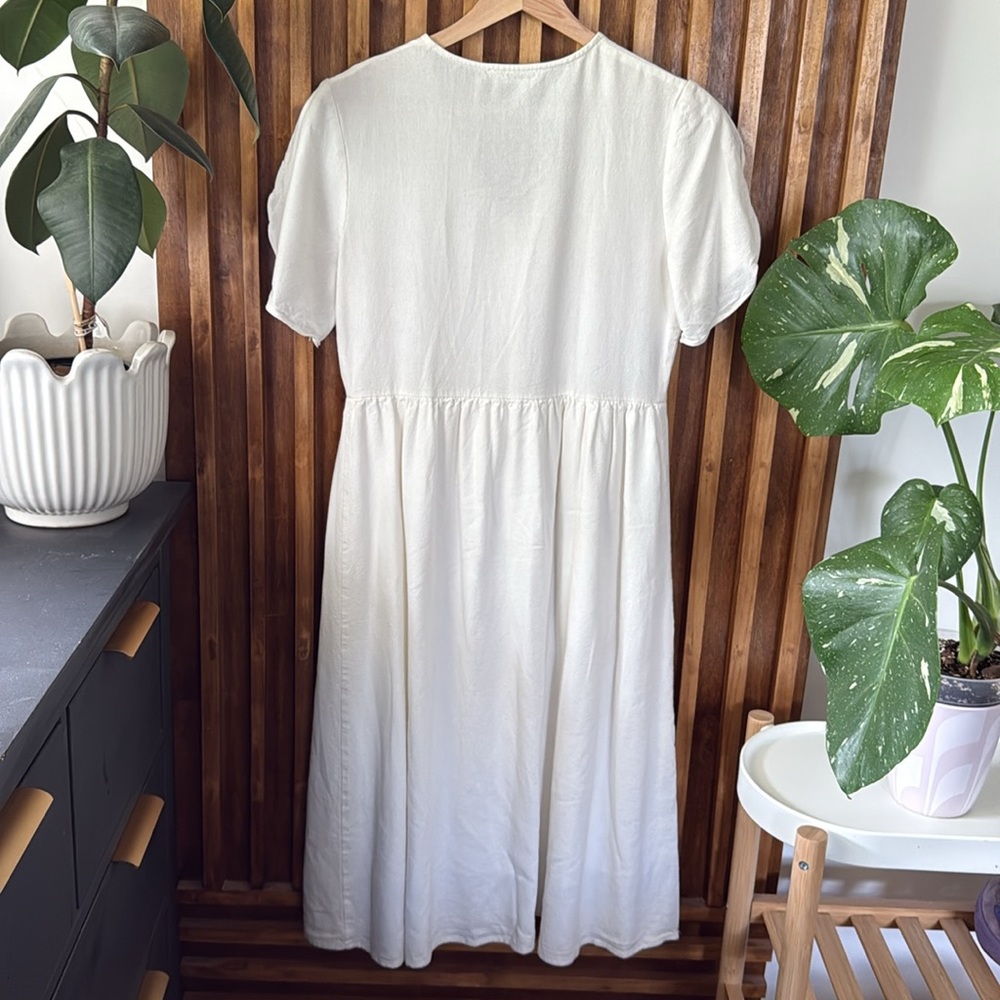 PANDO GROVE Midi Buttoned Front Pleasant Dress. Size S - Picture 2 of 8
